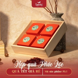 Hộp trong quà Tết giá rẻ Phúc Lộc phiên bản cam
