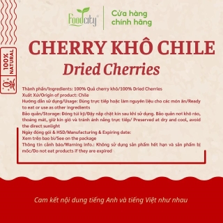 Thông tin sản phẩm cherry khô 