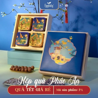 Hộp trong thiếc quà Tết giá rẻ Phúc An