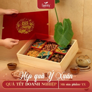 Hộp ngoài quà Tết doanh nghiệp Ý Xuân