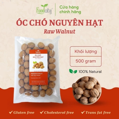 Óc chó nguyên hạt còn vỏ (500gr)