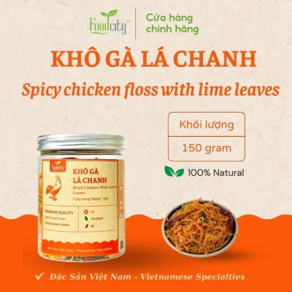 Khô gà lá chanh (150gr)