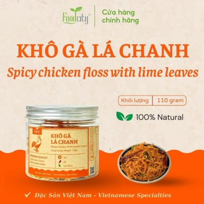 Khô gà lá chanh (110gr)