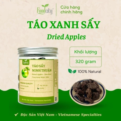 Táo xanh sấy dẻo Ninh Thuận (320gr)