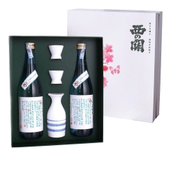 Hộp quà Anh Đào Sake Nishino Seki Hiya
