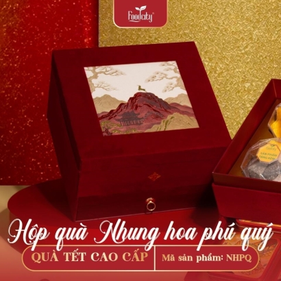 Quà Tết cao cấp 2027 Nhung Hoa Phú Quý
