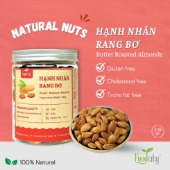 Hạnh nhân Mỹ rang bơ (300gr)