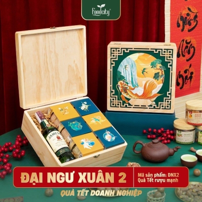 Hộp Quà Tết Doanh Nghiệp 2027 ĐẠI NGƯ XUÂN 02