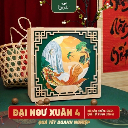 Hộp Quà Tết Doanh Nghiệp 2027 ĐẠI NGƯ XUÂN 04