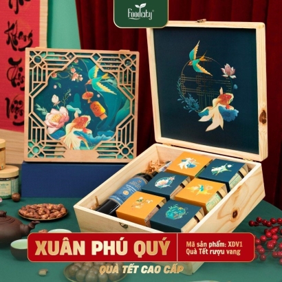 Hộp Quà Tết Cao Cấp 2027 XUÂN PHÚ QUÝ