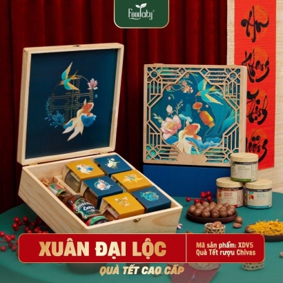 Hộp Quà Tết Cao Cấp 2027 XUÂN ĐẠI LỘC