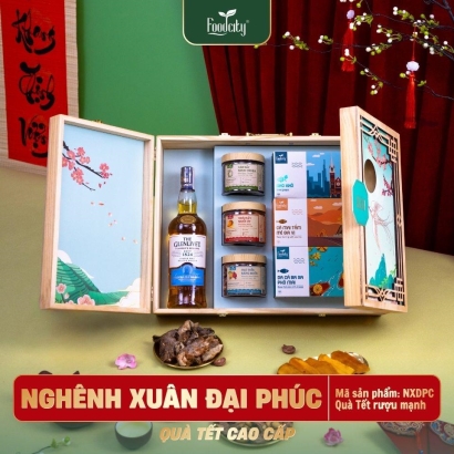 Hộp Quà Tết Cao Cấp 2027 NGHÊNH XUÂN ĐẠI PHÚC