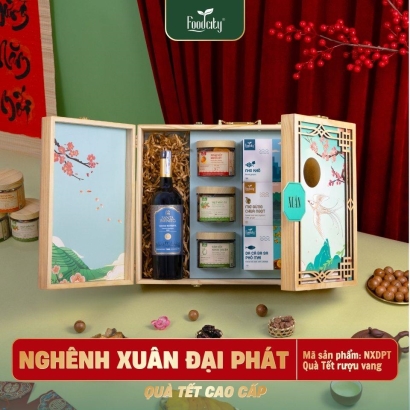 Hộp Quà Tết Cao Cấp 2027 NGHÊNH XUÂN ĐẠI PHÁT