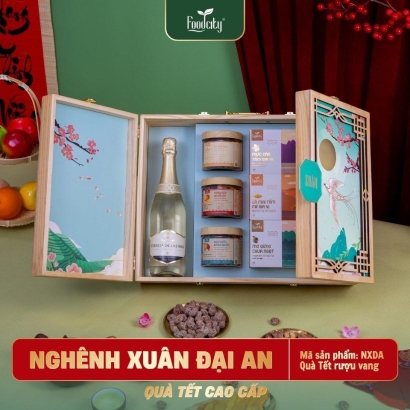 Hộp Quà Tết Cao Cấp 2027 NGHÊNH XUÂN ĐẠI AN