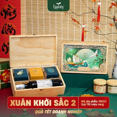 Hộp Quà Tết Doanh Nghiệp 2027 XUÂN KHỞI SẮC 02
