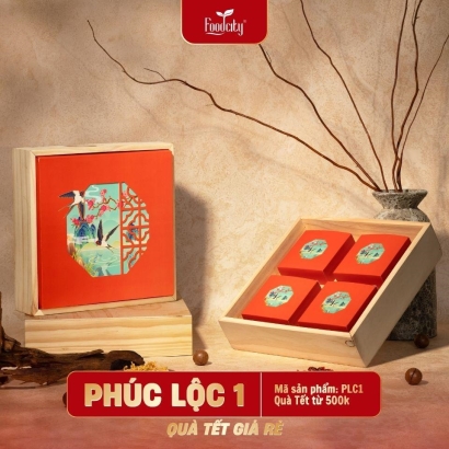 Quà Tết giá rẻ 2027 Phúc Lộc 1 phiên bản cam