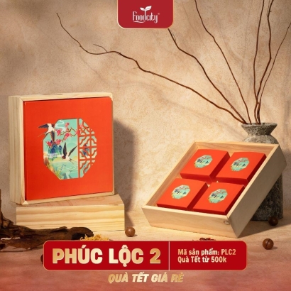 Quà Tết giá rẻ 2027 Phúc Lộc 2 phiên bản cam