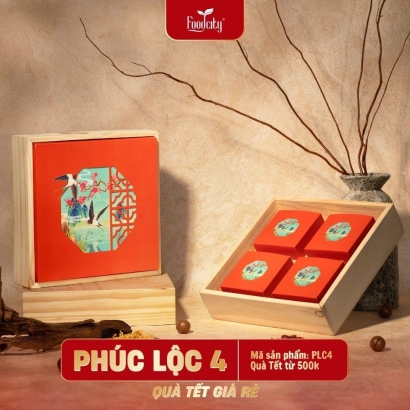 Quà Tết giá rẻ 2027 Phúc Lộc 4 phiên bản cam