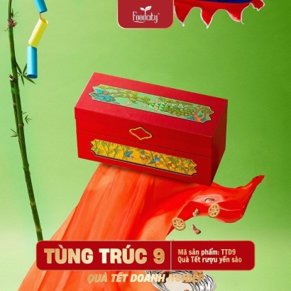 Quà Tết Doanh Nghiệp 2027 Tùng Trúc 9 phiên bản đỏ