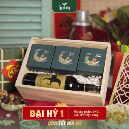 Hộp Quà Tết Giá Rẻ 2027 ĐẠI HỶ 1