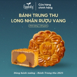 Bánh Trung thu long nhãn rượu vang (1 trứng)