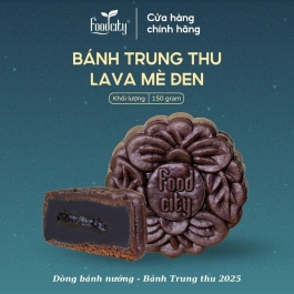 Bánh Trung thu lava mè đen