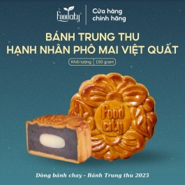 Bánh Trung thu hạnh nhân phô mai việt quất