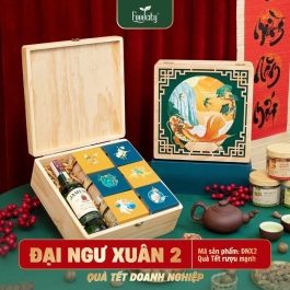 Hộp Quà Tết Doanh Nghiệp 2027 ĐẠI NGƯ XUÂN 02