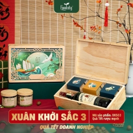 Hộp Quà Tết  Doanh Nghiệp 2027 XUÂN KHỞI SẮC 03
