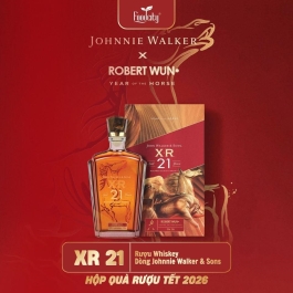 Hộp quà rượu Whisky Johnnie Walker & Sons XR 21 x Robert Wun 2026