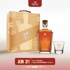 Hộp quà rượu Johnnie Walker & Sons XR 21 Blended Scotch Whiskey