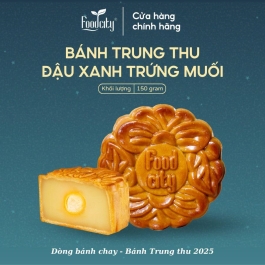 [Dòng bánh mặn] Bánh trung thu Đậu xanh 1 trứng 150gr