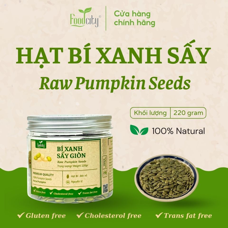 Nhân hạt bí xanh Mông Cổ (220gr)