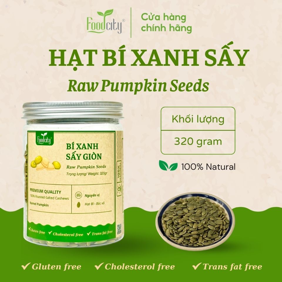 Nhân hạt bí xanh Mông Cổ (350gr)