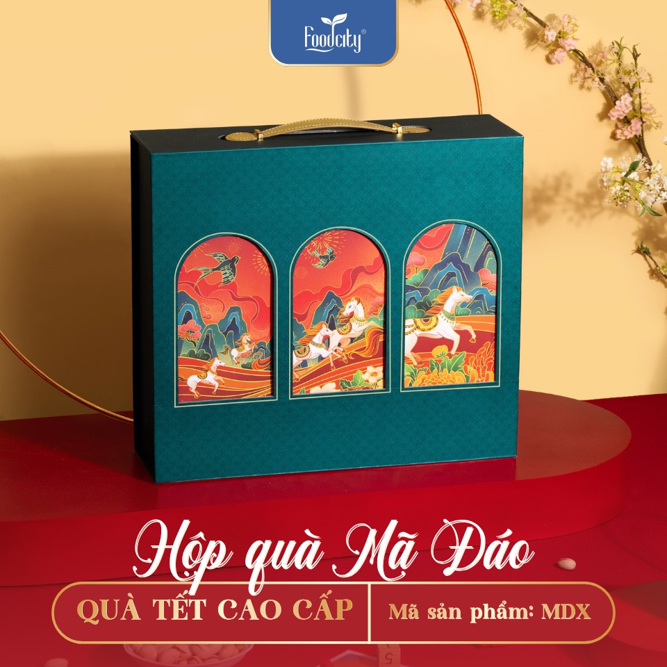 Quà Tết Cao Cấp 2027 Mã Đáo phiên bản xanh
